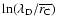 $\ln (\lambda_{\rm D}/ \overline{r_{\rm C}})$