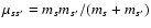 $\mu_{ss^\prime}=m_s m_{s^\prime}/(m_s+m_{s^\prime})$
