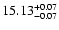 $\rm 15.13_{-0.07}^{+0.07}$