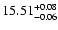 $\rm 15.51_{-0.06}^{+0.08}$