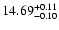 $\rm 14.69_{-0.10}^{+0.11}$