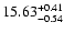 $\rm 15.63_{-0.54}^{+0.41}$