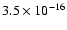 $3.5\times10^{-16}$