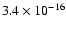 $3.4\times10^{-16}$