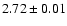 $2.72\pm0.01$