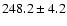 $248.2 \pm 4.2$