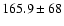 $165.9 \pm 68$