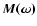 $\vec{M(\omega )}$