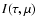 $I(\tau, \mu)$