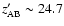 $z'_{\rm AB} \sim 24.7$