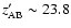 $z'_{\rm AB} \sim 23.8$