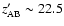 $z'_{\rm AB} \sim 22.5$