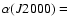 $\alpha (J2000)=$