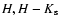 $H, H-K_{\rm s}$