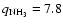 $q_{{\rm NH_{3}}}=7.8$