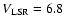 $V_{\rm LSR}=6.8$