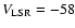 $V_{\rm LSR}=-58$