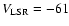 $V_{\rm LSR}=-61$