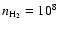 $n_{\rm
H_2}=10^8$
