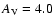 $A_{\rm V}=4.0$