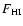 $ F_{\rm HI}$