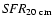 ${\it SFR}_{\rm 20~cm}$