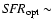 ${\it SFR}_{\rm opt} \sim$