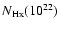 $N_{\rm Hx} (10^{22})$