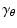 $\displaystyle \gamma_\theta$