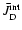 $\bar{J}_{\rm D}^{\rm int}$