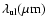 $\lambda_{\rm ul} {\rm (\mu m)}$