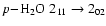 $p{-}\element{H_{2}O}~ 2_{11}\rightarrow2_{02}$