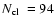 $\mbox{$\space N_{\rm cl}$ }=94$