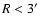 $R<3\hbox {$^\prime $ }$