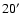 $20\hbox {$^\prime $ }$