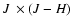 $\mbox{$\space J$ }\times\mbox{$\space (J-H)$ }$