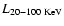 $L_{20-100~{\rm KeV}}$