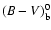 $(B-V)_{\rm b}^{0}$