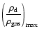 $\bigg(\displaystyle\frac{\rho_{\rm d}}{\rho_{\rm gas}}\bigg)_{\rm max}$