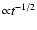 ${\propto}t^{-1/2}$