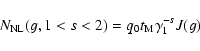 \begin{displaymath}N_{\rm NL}(g, 1<s<2)=q_0t_{\rm M} \gamma _1^{-s}J(g)
\end{displaymath}