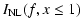 $\displaystyle I_{\rm NL}(f ,x\le 1)$
