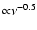 ${\propto}\nu ^{-0.5}$