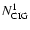 $N_{\rm {CIG}}^{1}$