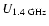 $U_{1.4~{\rm {GHz}}}$