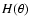 $H(\theta)$