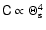 $\tens{C}\propto \Theta_{\rm s}^4$