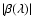 $\vert\beta(\lambda)\vert$
