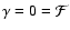 $\gamma=0={\cal
F}$