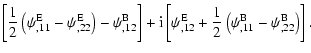 $\displaystyle \left[ {1\over 2}\left(\psi^{\rm E}_{,11}-\psi^{\rm E}_{,22}\righ...
...}_{,12}
+{1\over 2}\left(\psi^{\rm B}_{,11}-\psi^{\rm B}_{,22}\right) \right] .$
